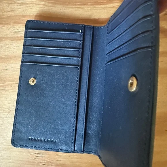 Tory Burch Blue Leather Wallet - Picture 8 of 12